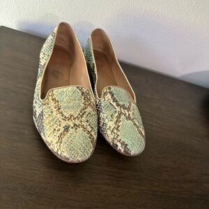 Coach Snakeskin Patterned Women's Loafers
